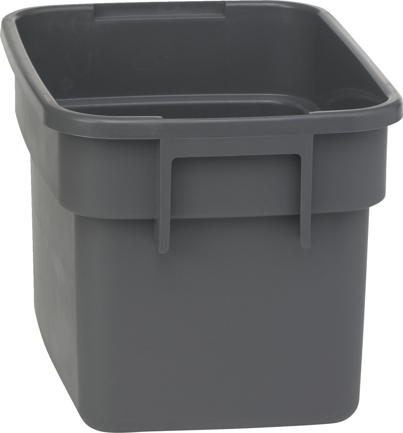 Grå duk- och redskapslåda Vikan 7L med öppet lock