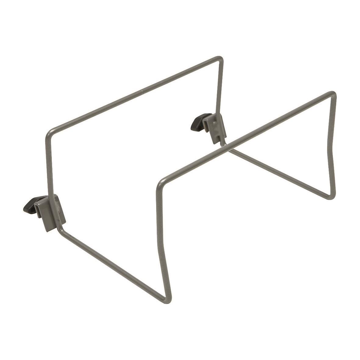 Grå hållare Vikan för mopplåda, enkel att montera och använda