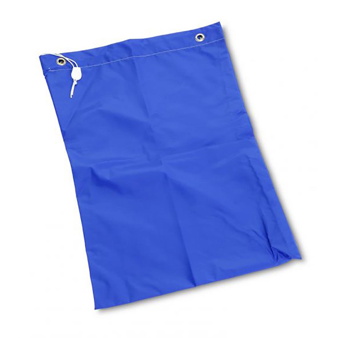 Blå tvättsäck 70x50cm med snöre och metallögon