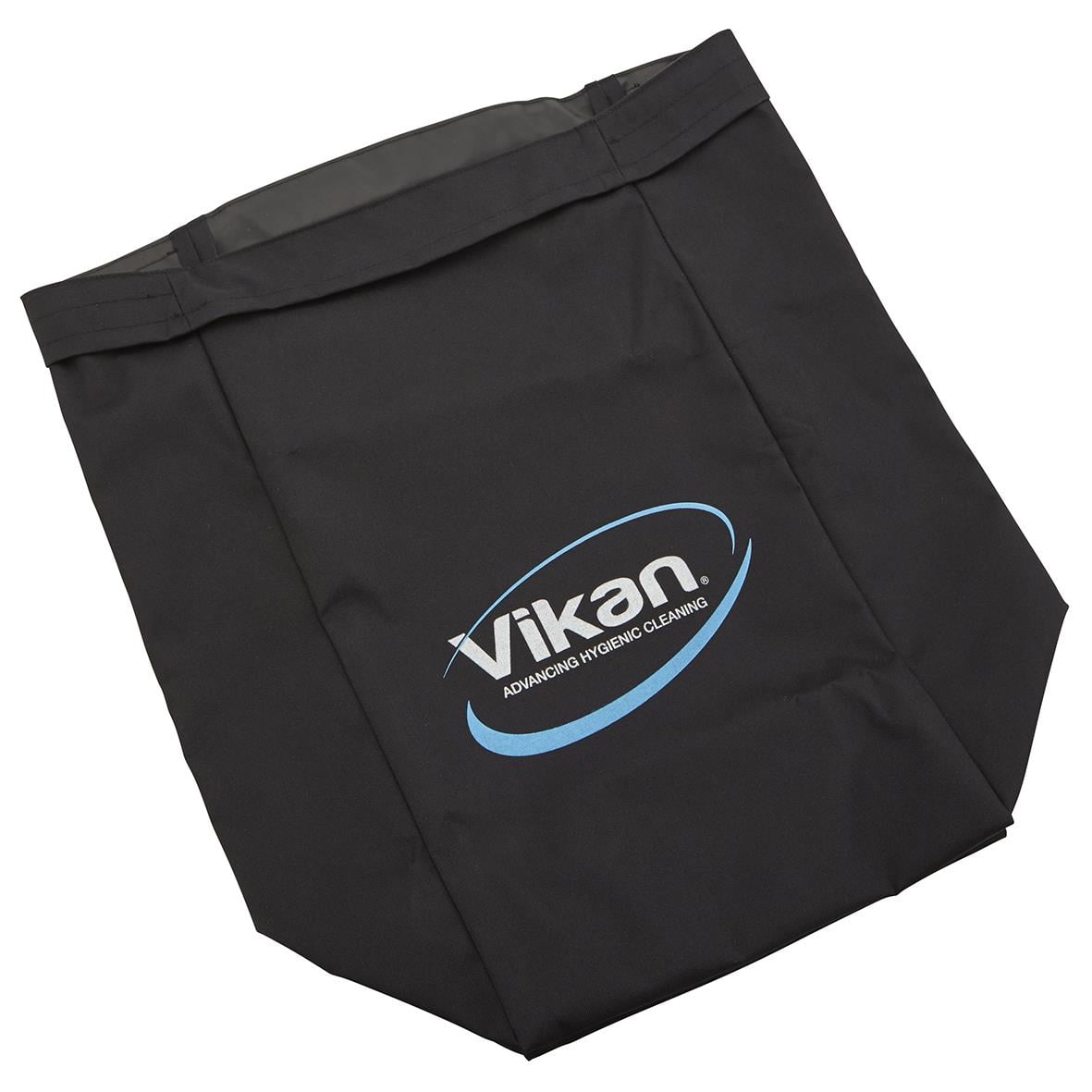 Svart multisäck från Vikan för städvagn, 25 liter