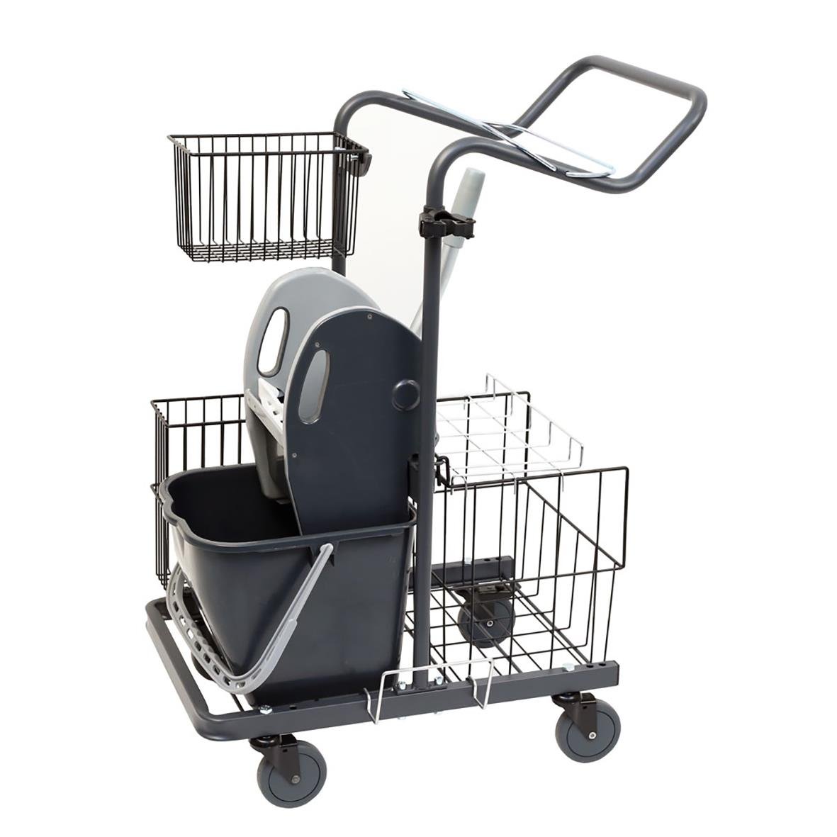 Städvagn Speed Exclusive 3 med korgar och handtag för städning