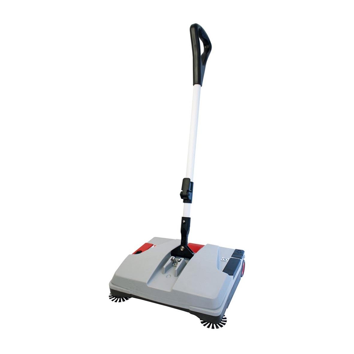 Batteridriven Mattsopare Activa Medusa Sweeper med lång skaft och hjul för städning