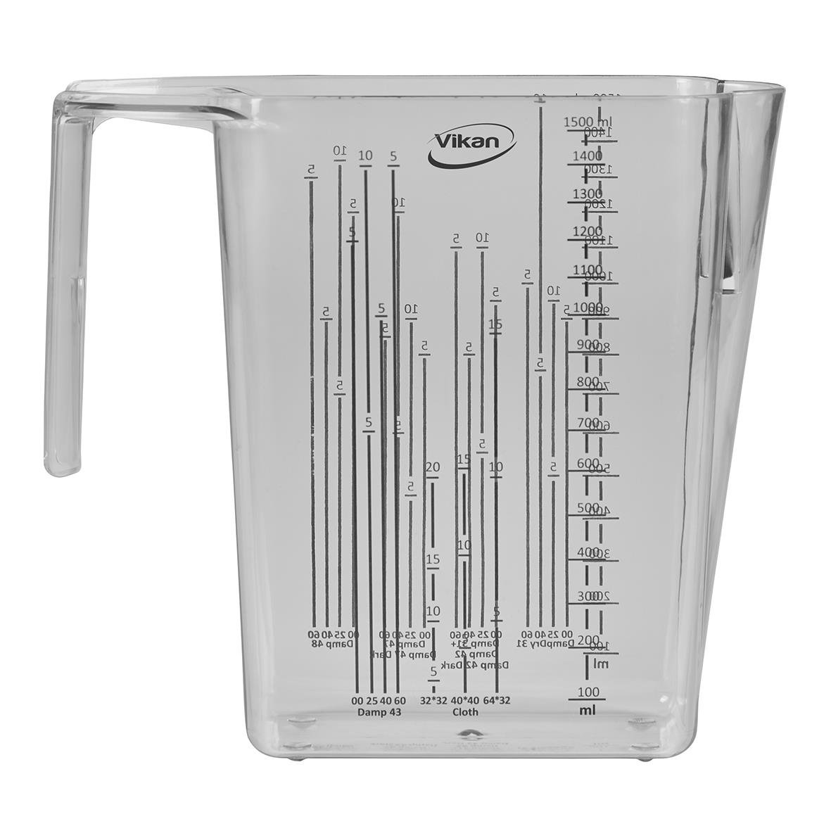 Prepareringskanna Vikan Transparent 1,5L