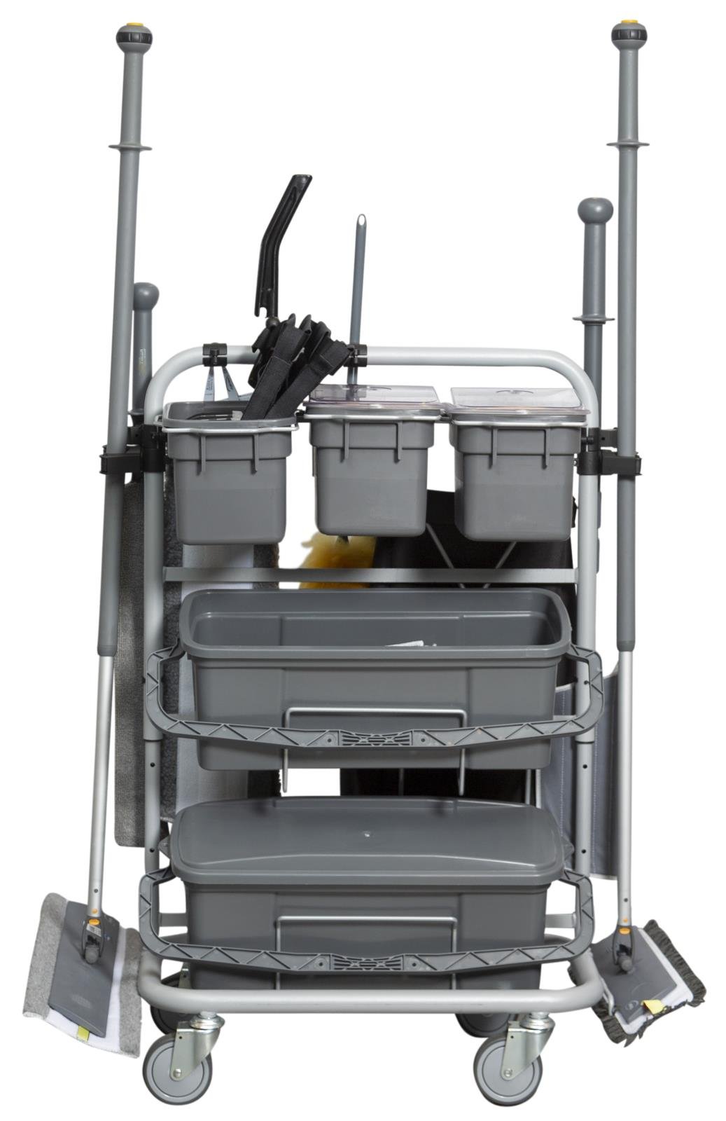 Städvagnspaket Vikan Slimliner 40cm med flera behållare och moppar