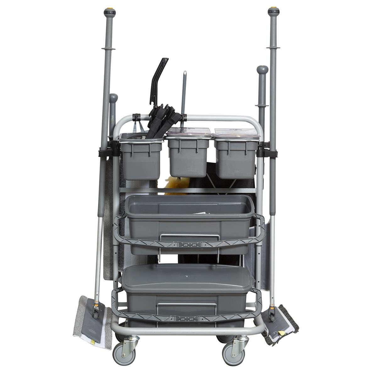 Städvagnspaket Vikan Slimliner 40cm med flera behållare och moppar