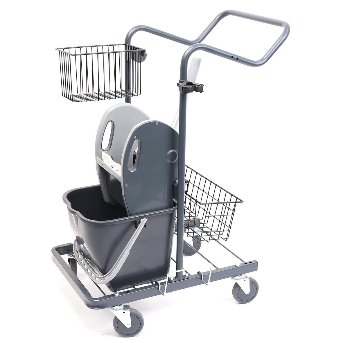 Våtvagn Activa Liten med korgar, sits och hjul för transport