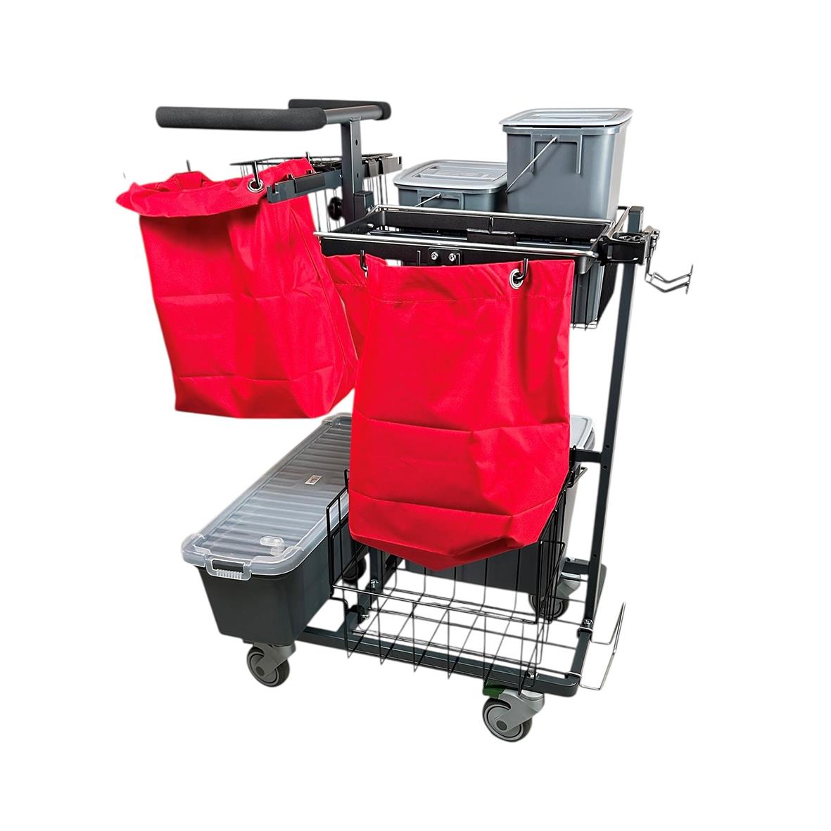 " AllOffice Mini Proffs Gen 2 med redskapsfack och korg, mått 84x68x107cm"