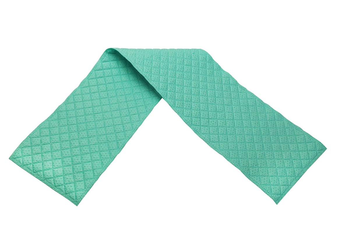 Engångsmopp Activa Green Cleaning Mikrofiber 40cm i grönt med quiltad yta