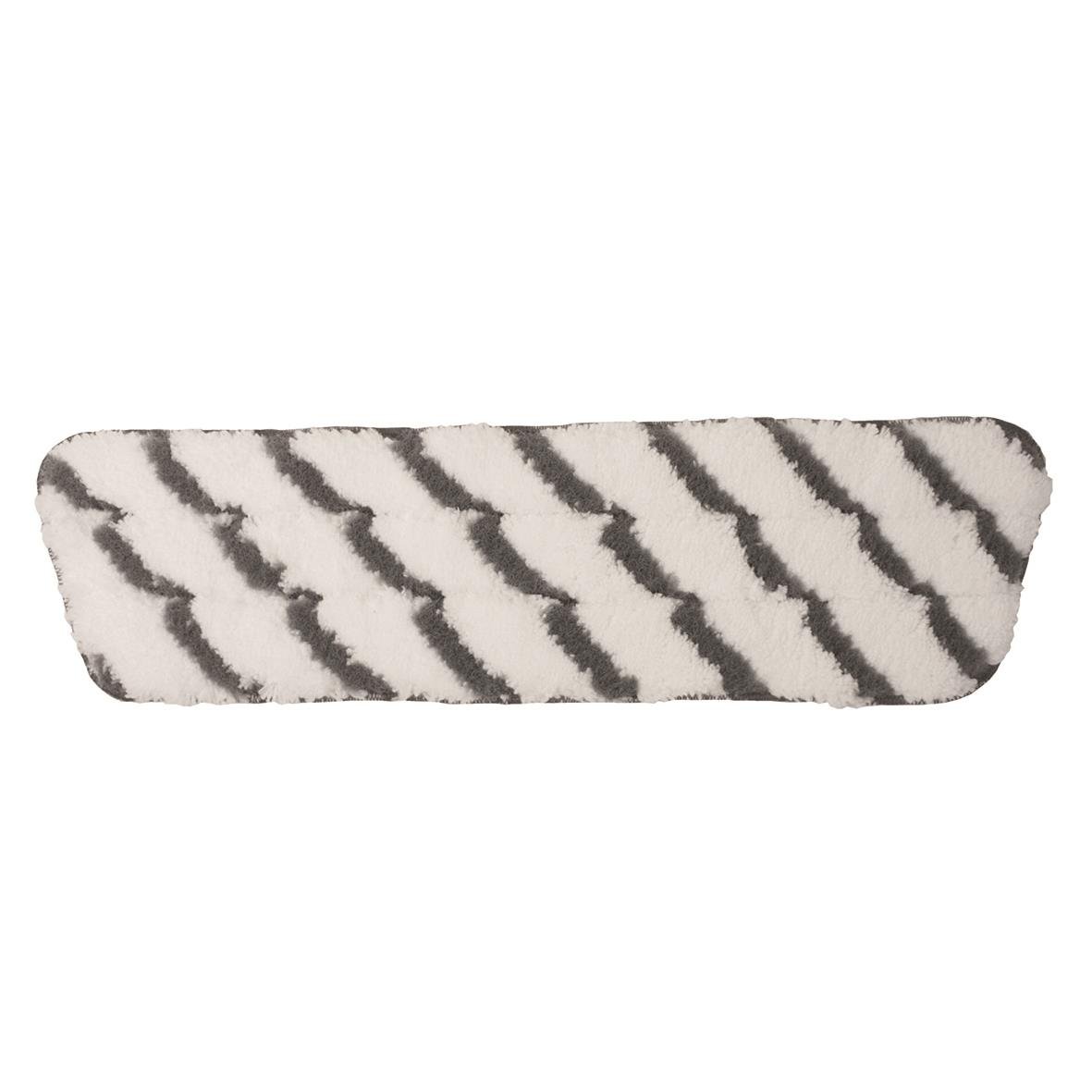 Mikromopp Activa Light 40cm med vit och svart randig mikrofibervadd