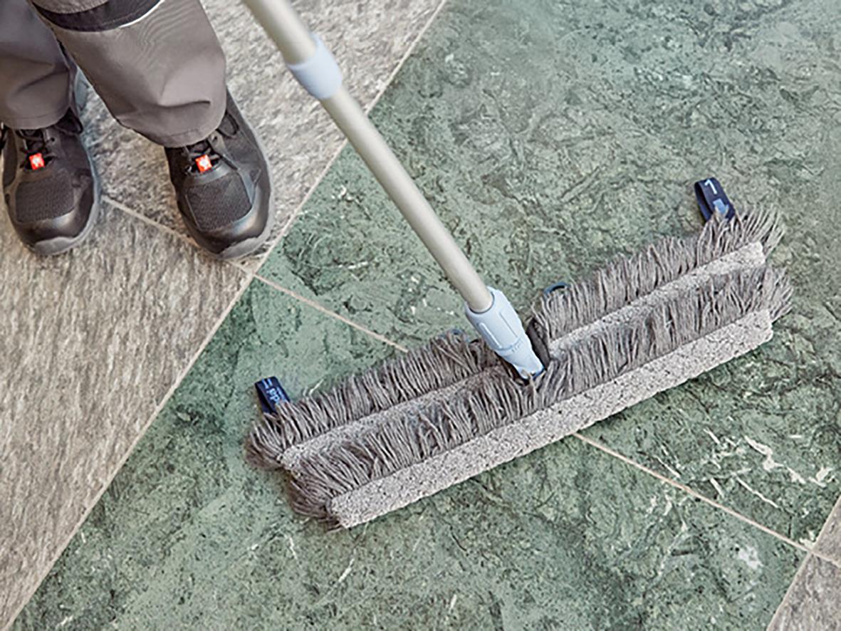 Mopp Vileda Swep Duo r-Micro Tech Pro 50cm används för att rengöra golv