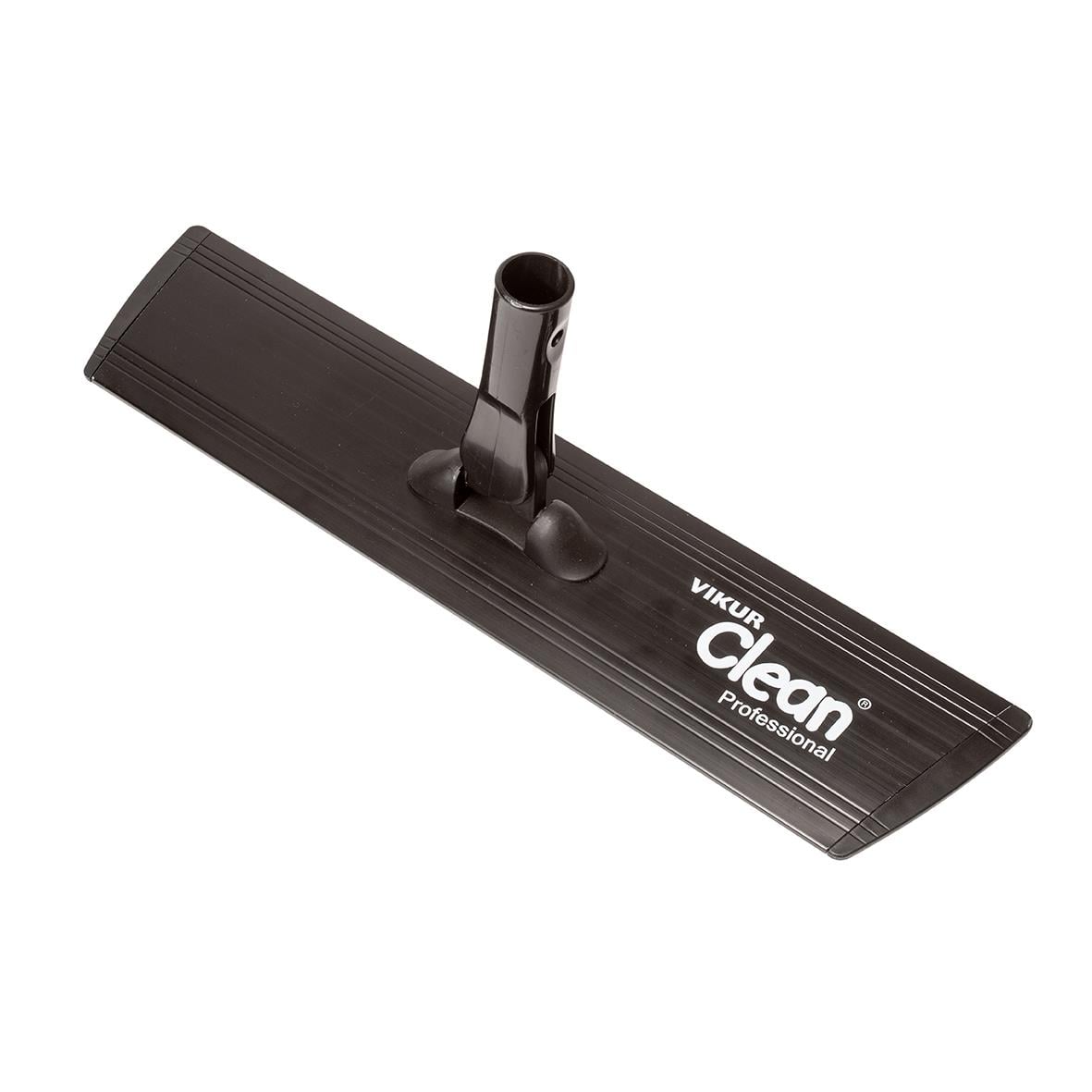 Svart aluminium moppstativ 40cm med handtag för rengöring