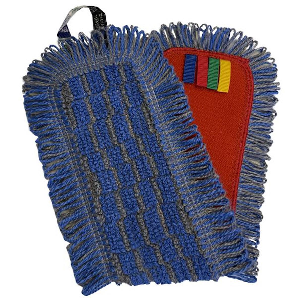 Kombimopp Nline Allround färg Röd 45cm med handtag och färgade remmar