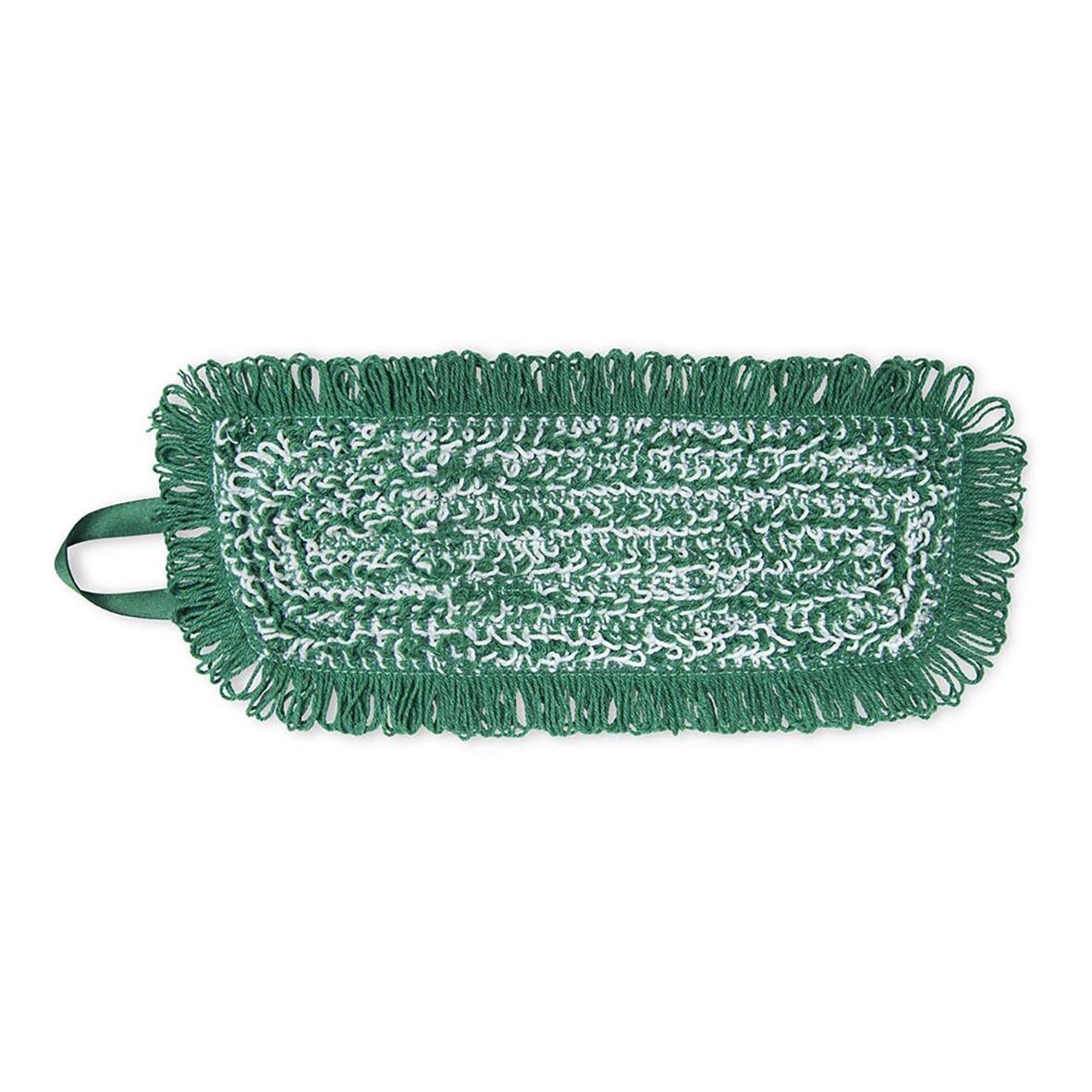 Grön kombimopp Gipeco 30cm med fransar och handtag