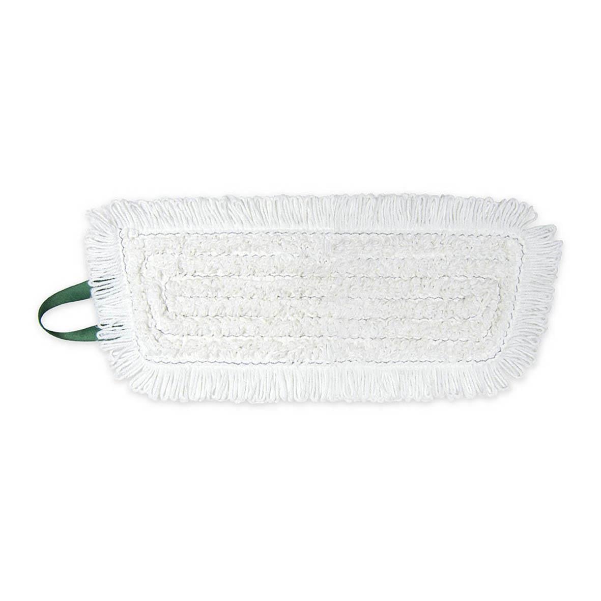 Vit kombimopp Gipeco 30cm med fransar och handtag