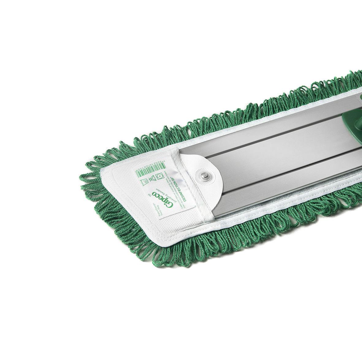 Kombimopp Gipeco LongLife Fickmopp Grön 60cm med utbytbar moppdel