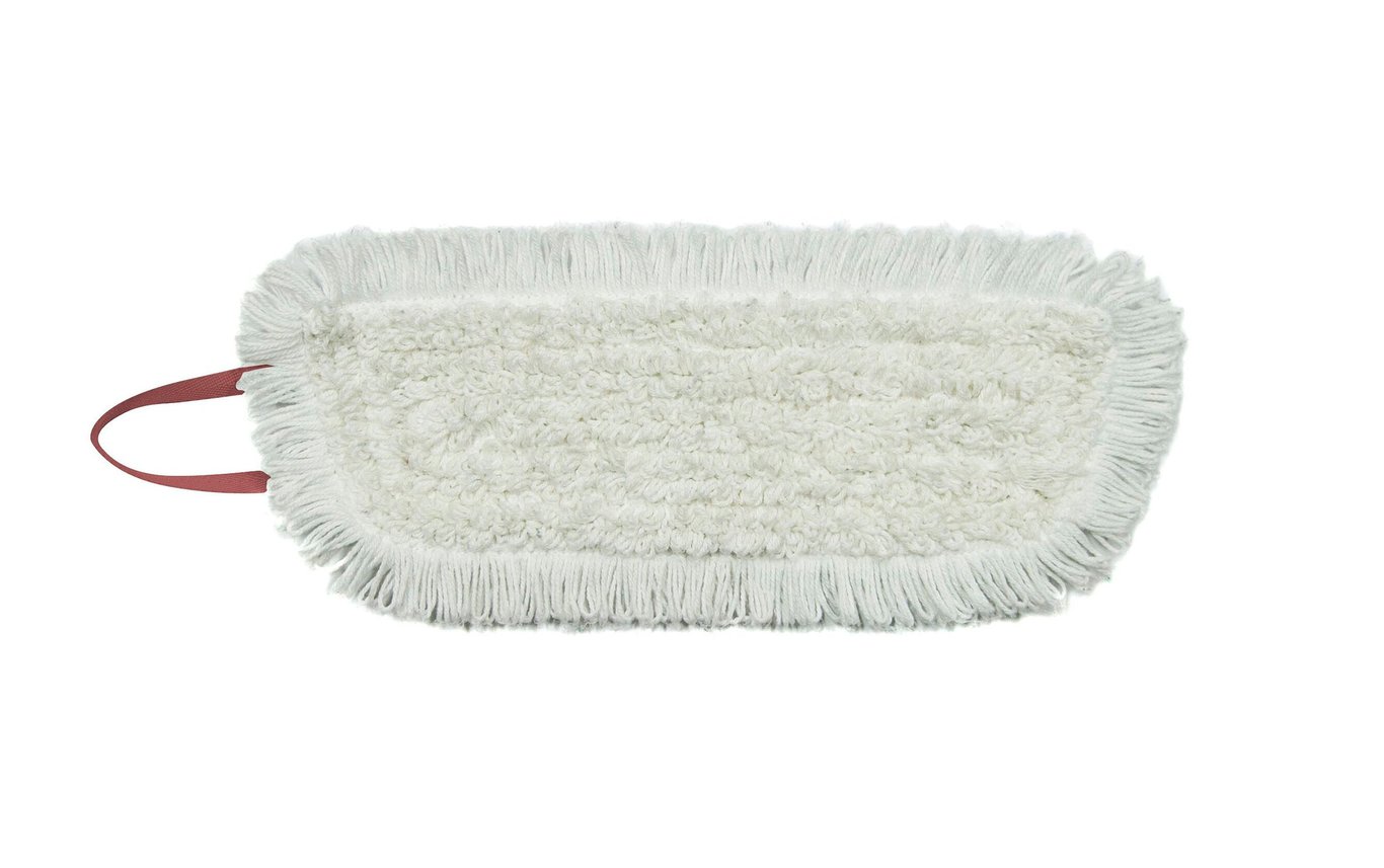 Vit fuktmopp Gipeco 30cm med fransar för rengöring