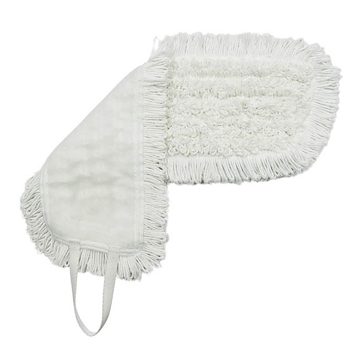 Vit fuktmopp Gipeco 30cm med röd handtagshandtag