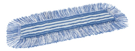 Blå fuktmopp med fransar och 40 cm bredd