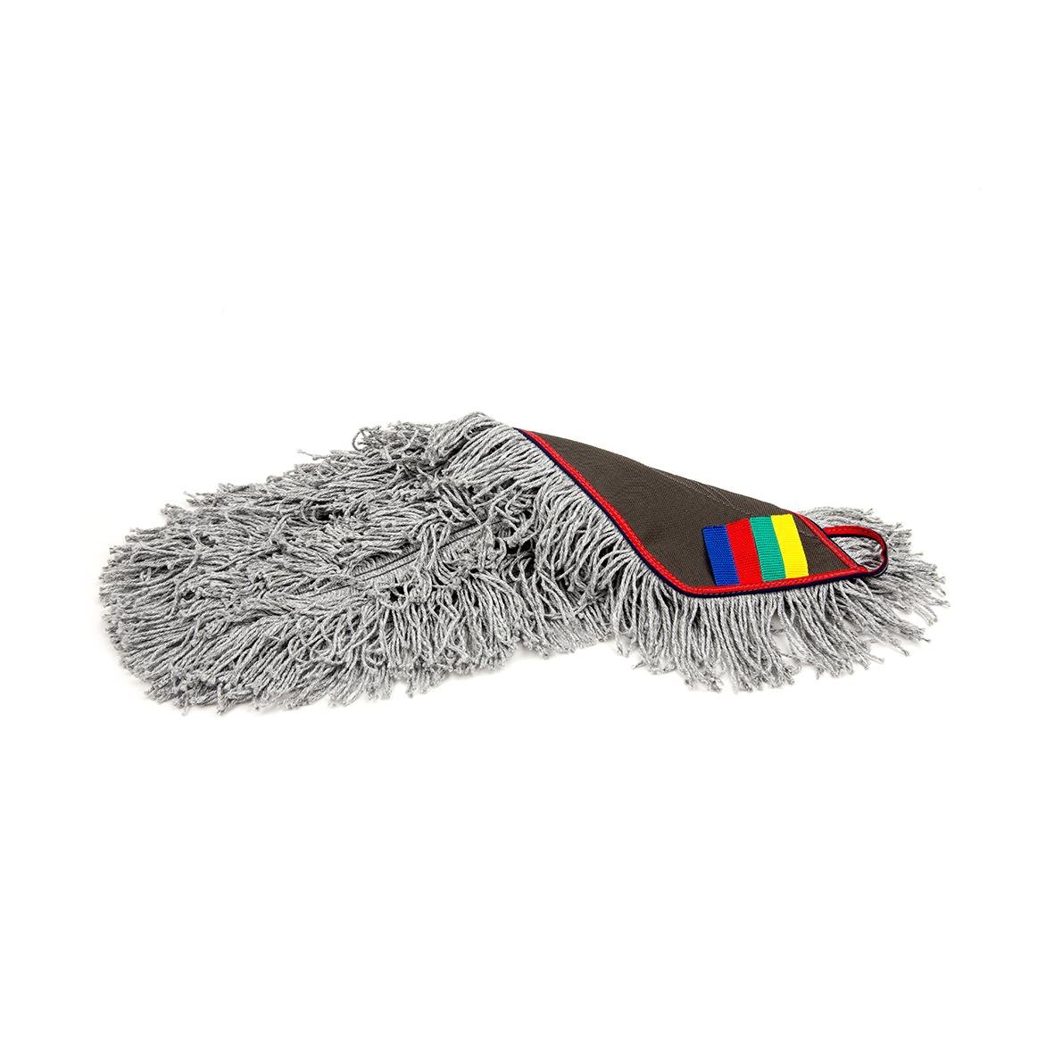 Fuktmopp Vileda Swep Single Extra 50cm med grå mikrofibermopp och svart skafthållare