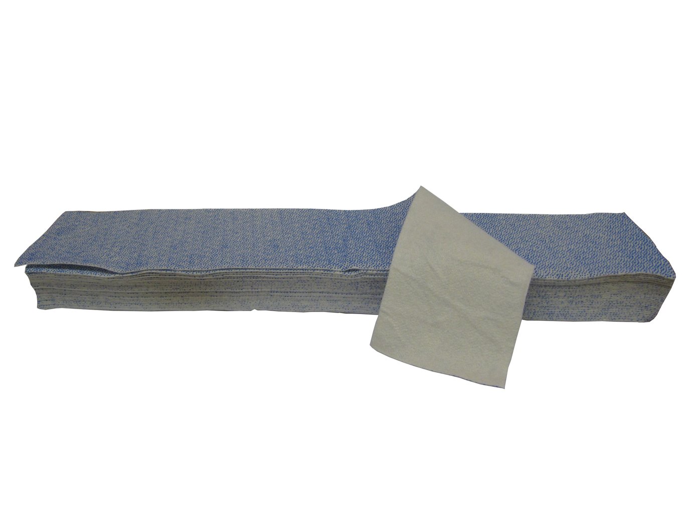 Engångsmopp torr/fukt Bele 40 cm vit/blå 53030552