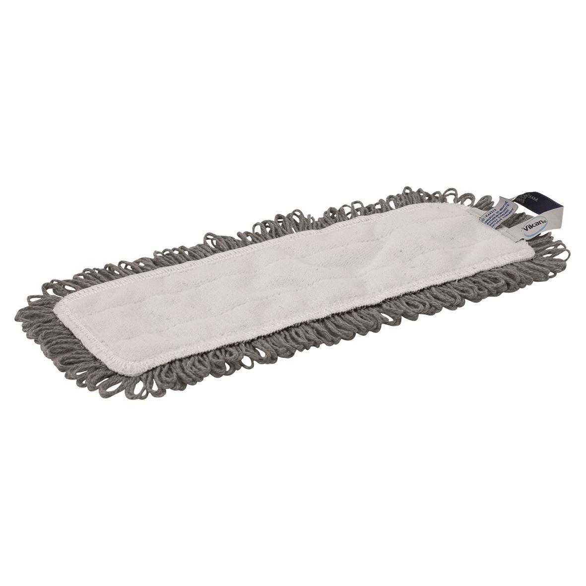 Fuktmopp Vikan Wet Scrub 25cm med grått och vitt tyg, används för våtrengöring