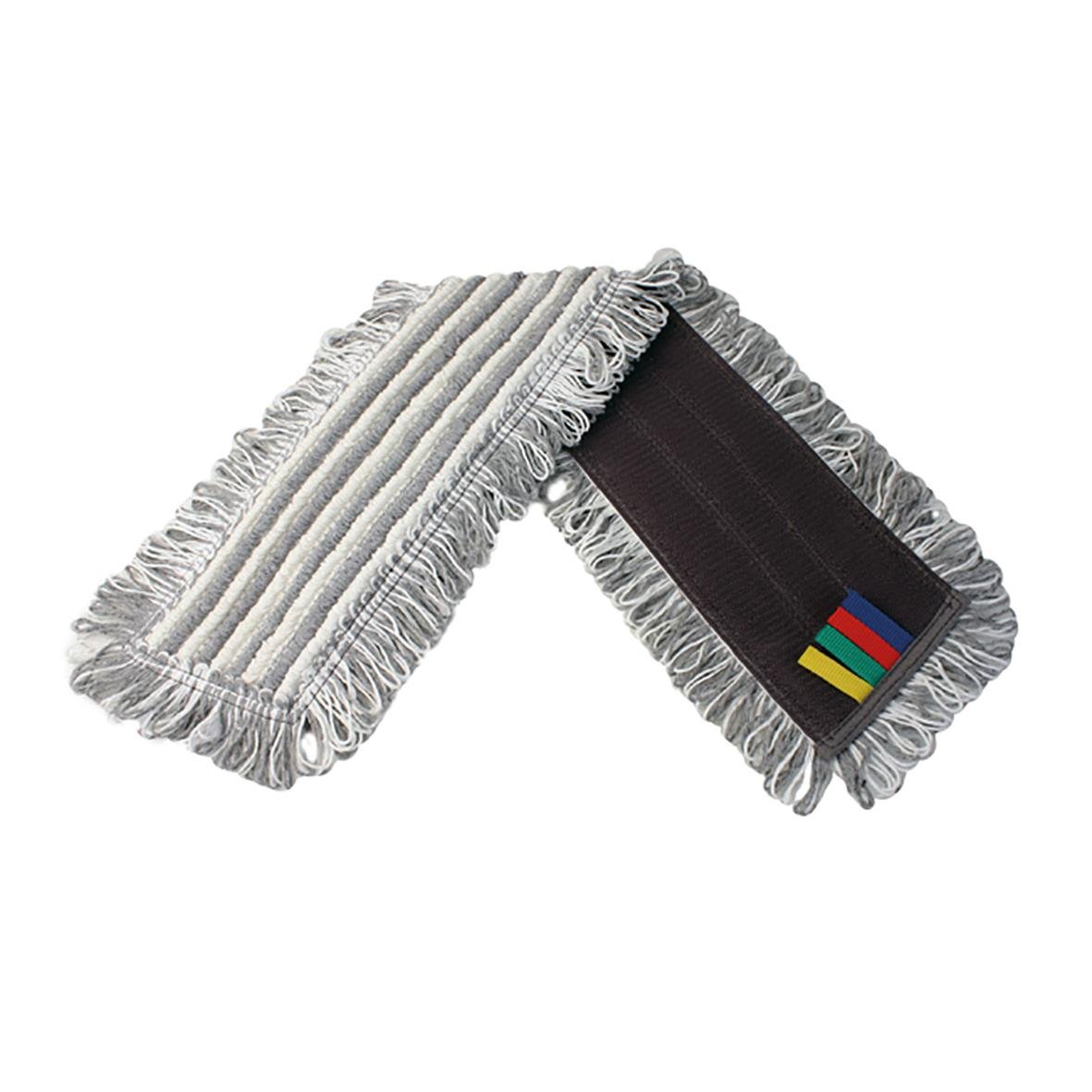 Fuktmopp Activa Effect Öglad 40cm med avtagbar mikrofiberduk och fransar