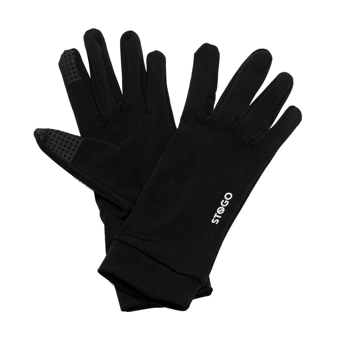 Svarta Stogo All-Day Glove ViralOff-handskar med grepp och ventilation