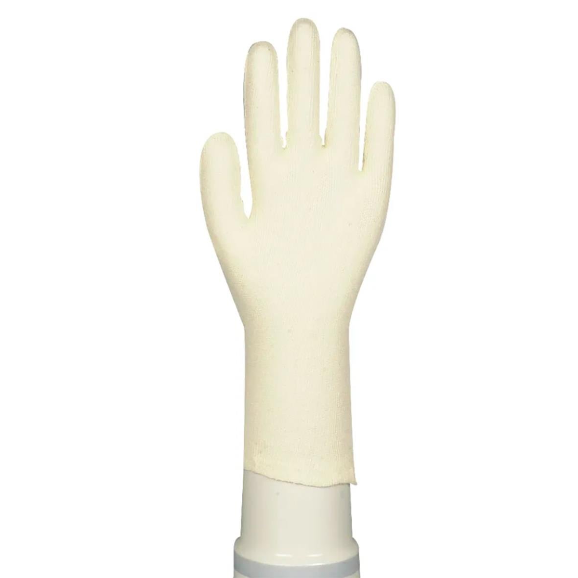 Vit bomullshandske Abena Innerhandske i storlek 10