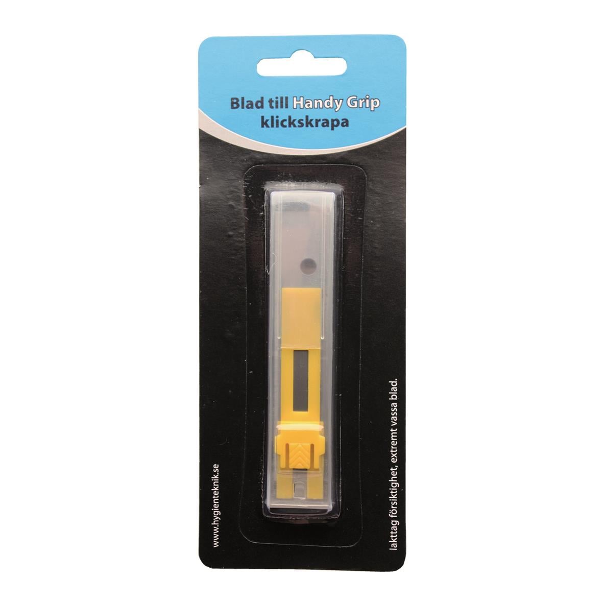 Blad till klickskrapa Handy Grip 9cm i plastförpackning