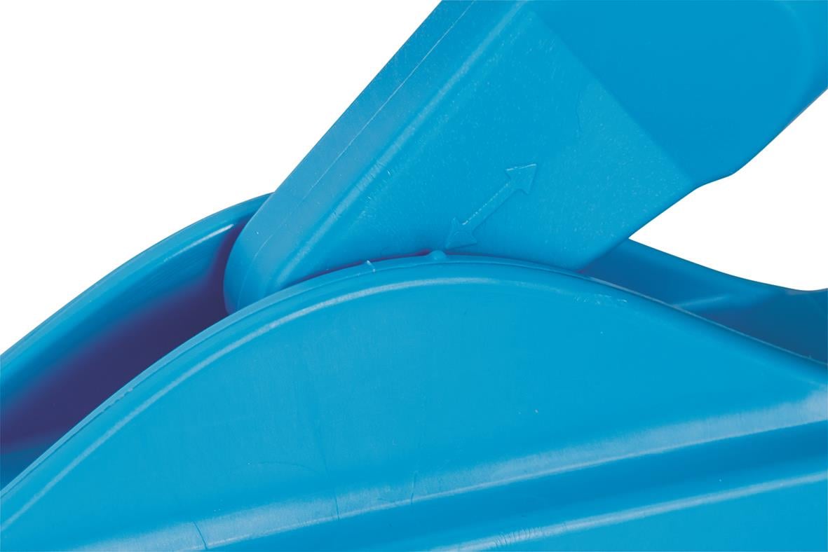 V-formad blå fogborste från Vikan, extra hård, 225 mm