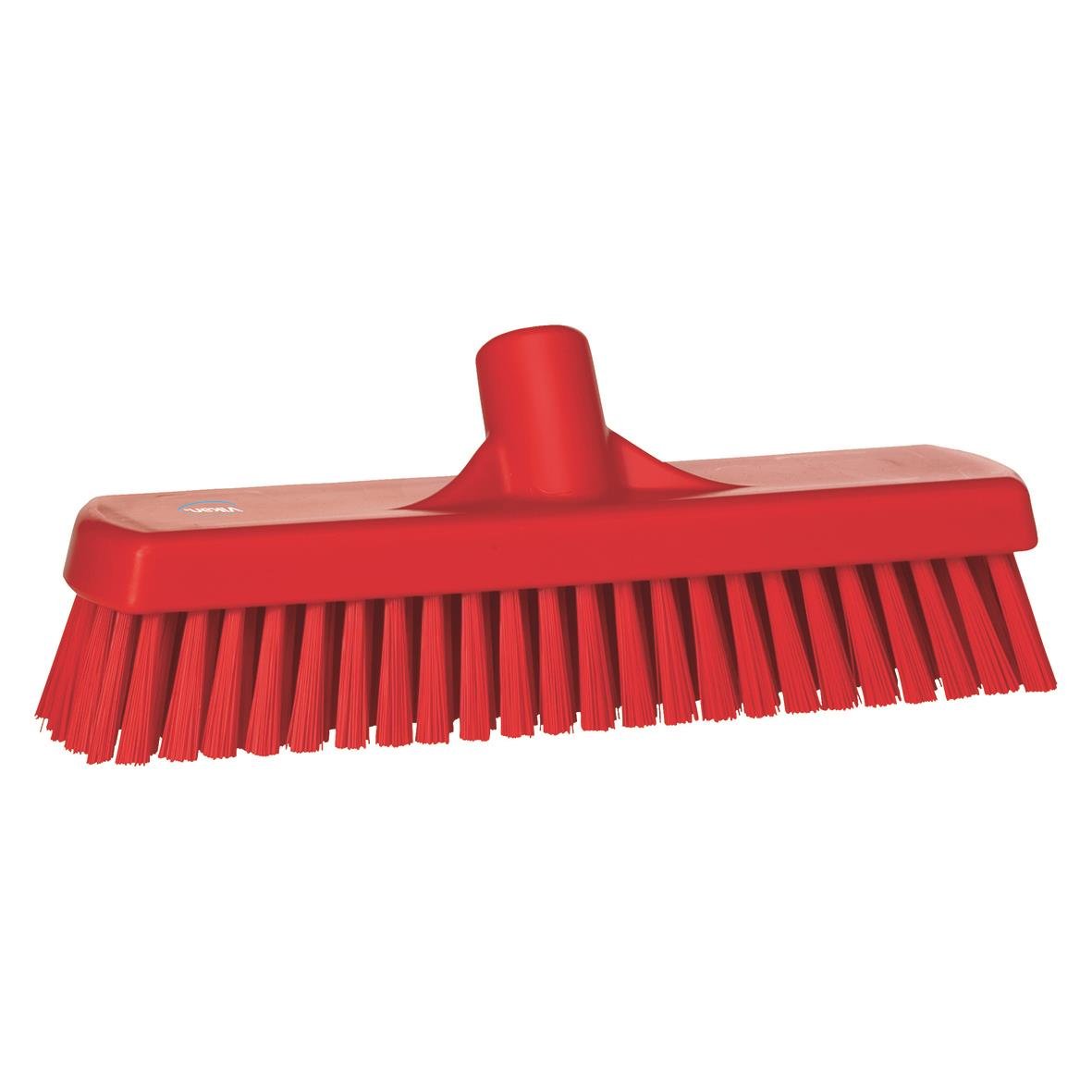Vikan vägg- och golvskrubb med röd borst för rengöring, 305mm