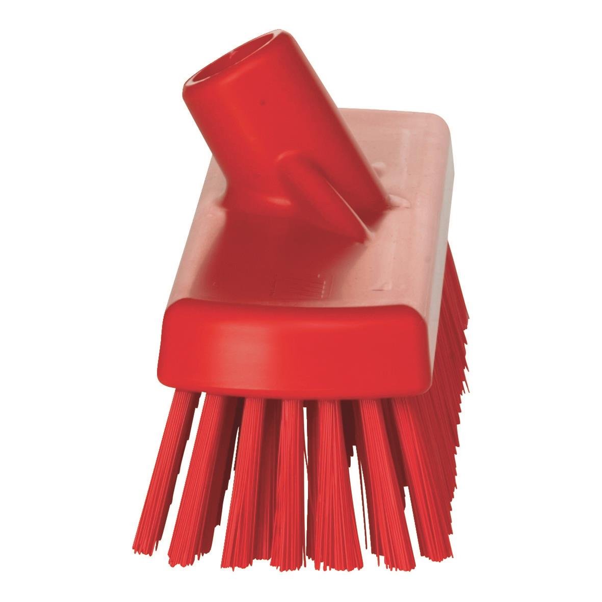 Vägg-/golvskrubb Vikan Hård Röd 305mm med röd borste och handtag