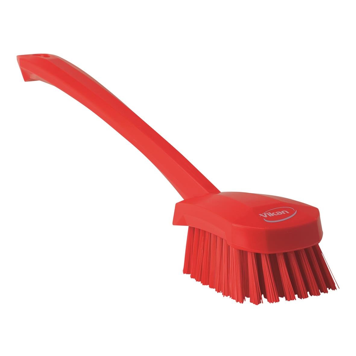 Handborste med långt skaft i olika färger, hård borstning, 415mm