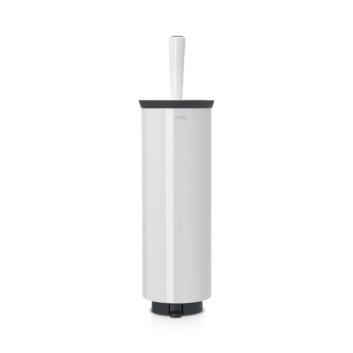Vit toalettborste Brabantia Profile med hållare