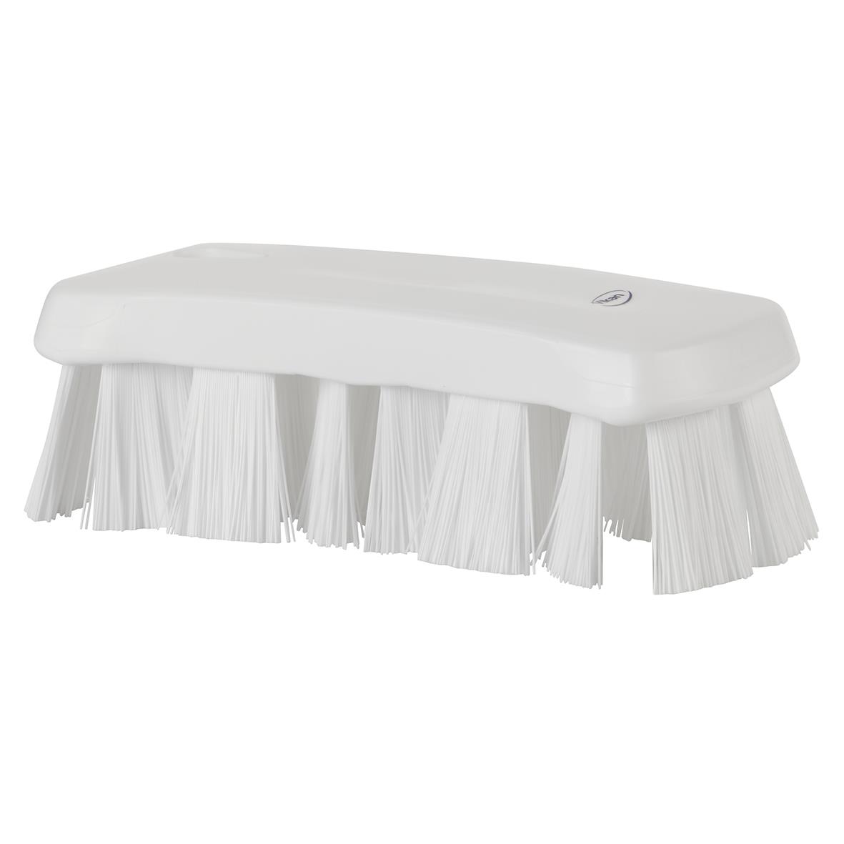 Handborste Vikan UST Hård Vit 176mm med vit borst och handtag