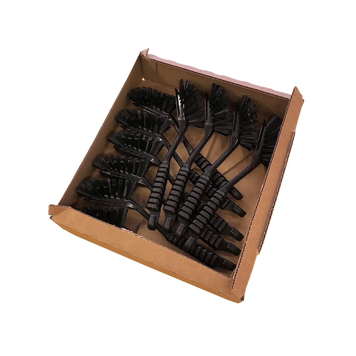 Svarta diskborstar i kartong