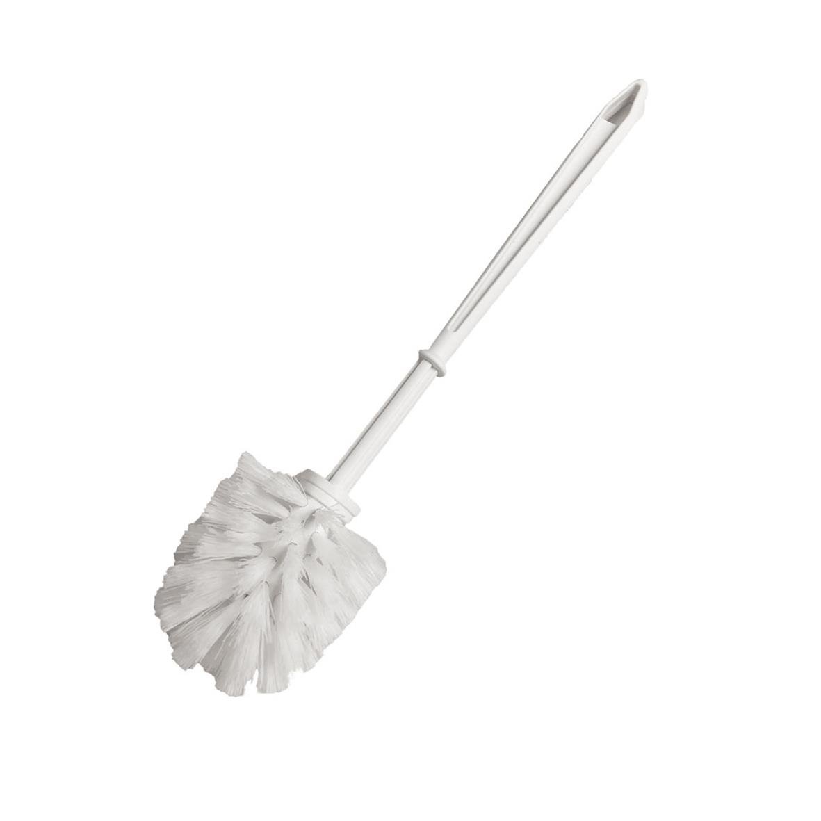 Vit toalettborste utan ställ, 36 cm lång