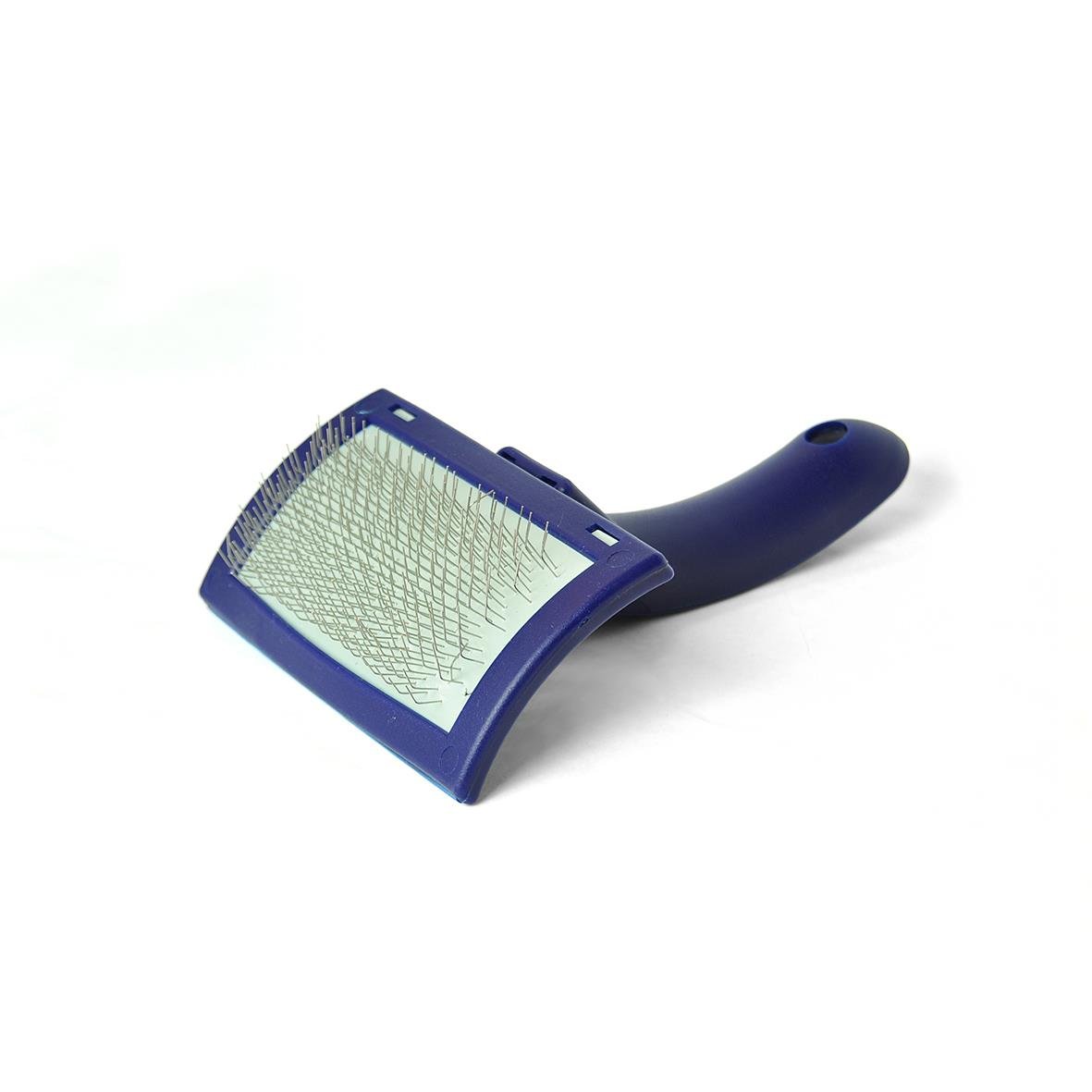 Kardborreborste Nordex 150x105mm med blå handtag och kardborrehuvud