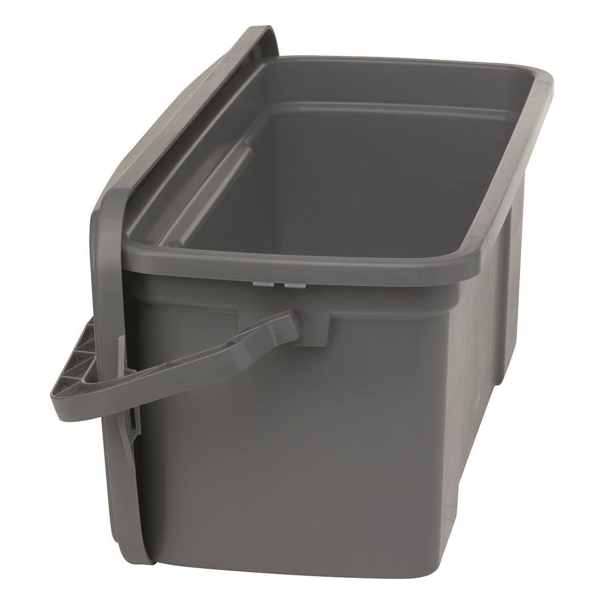 Grå mopplåda från Vikan, komplett och 40 cm lång