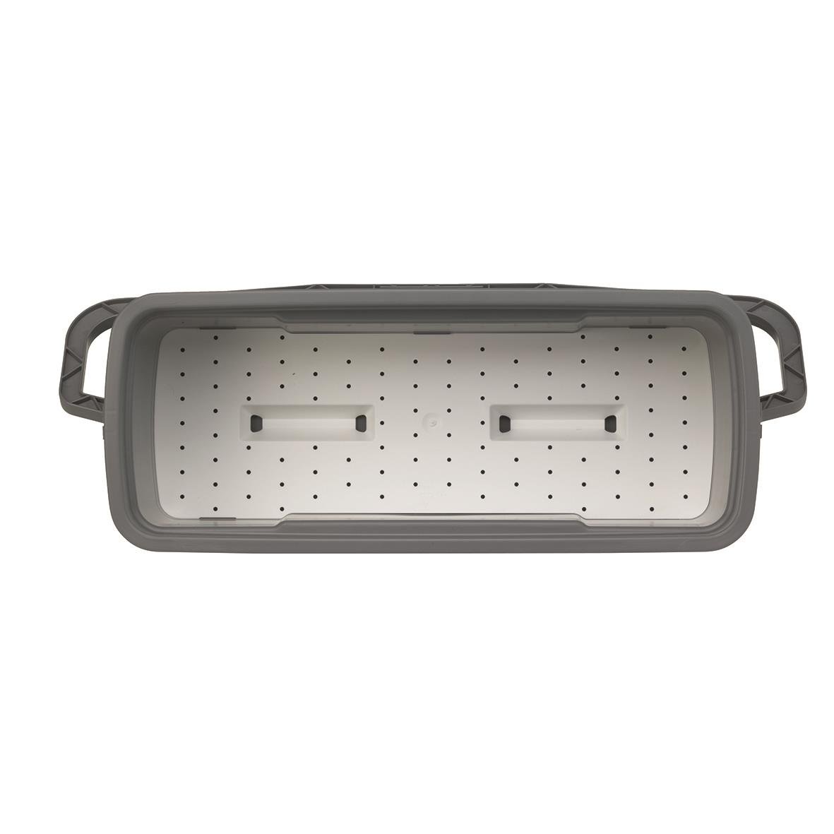 Grå mopplåda Vikan Komplett 40cm med hål och handtag