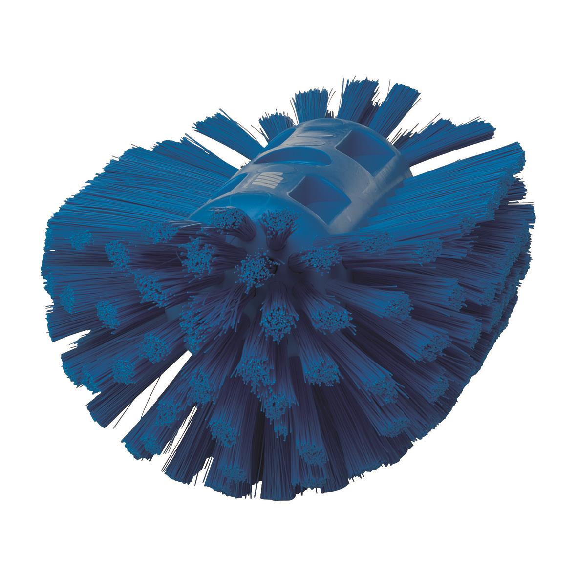 Blå tankborste Vikan Medium 205mm med borst av plast för rengöring av tankar