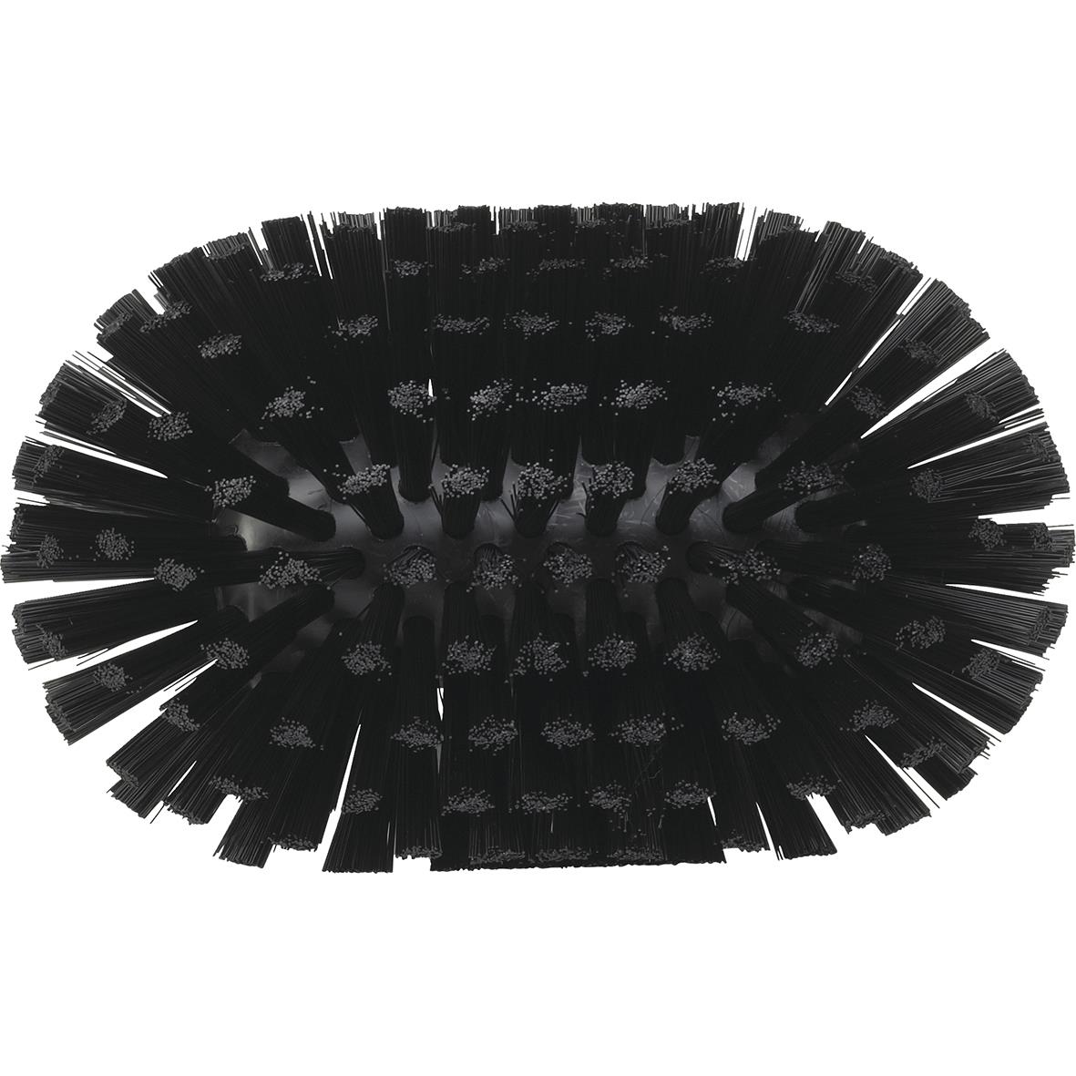 Svart hård tankborste från Vikan, 205 mm, med borst av plast för rengöring av tankar