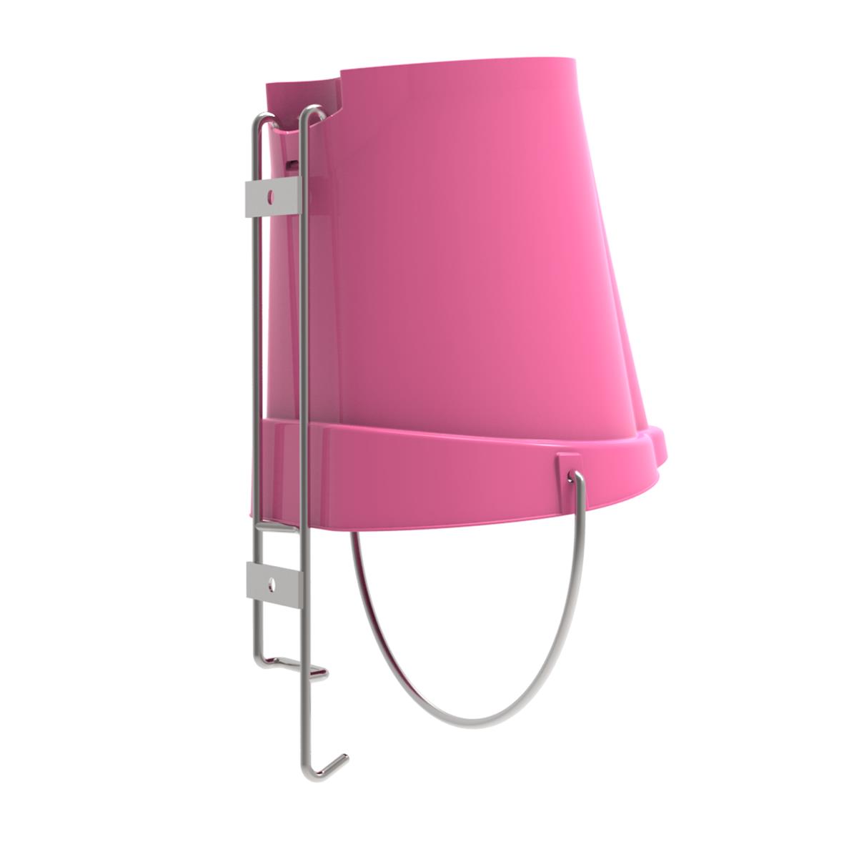 " för Vikan hink 6/12L, rosa, 370mm, väggmontering"