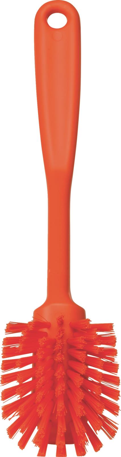 Orange diskborste från Vikan Medium 280mm med rund handtag och borsthuvud