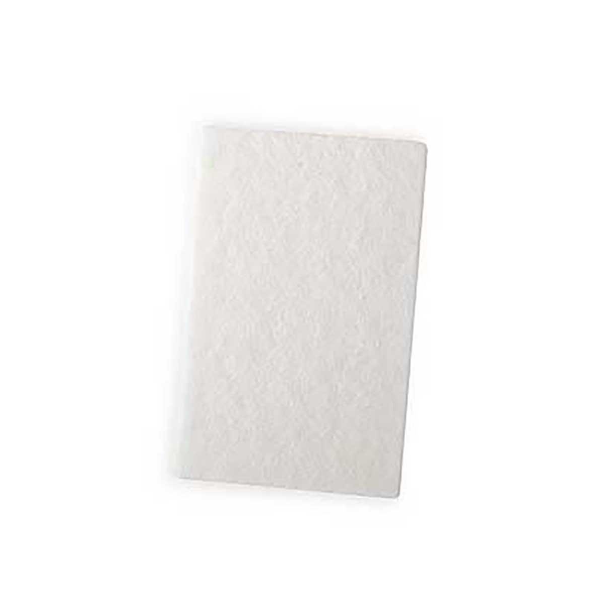 Vit skurnylon med måtten 14x22cm