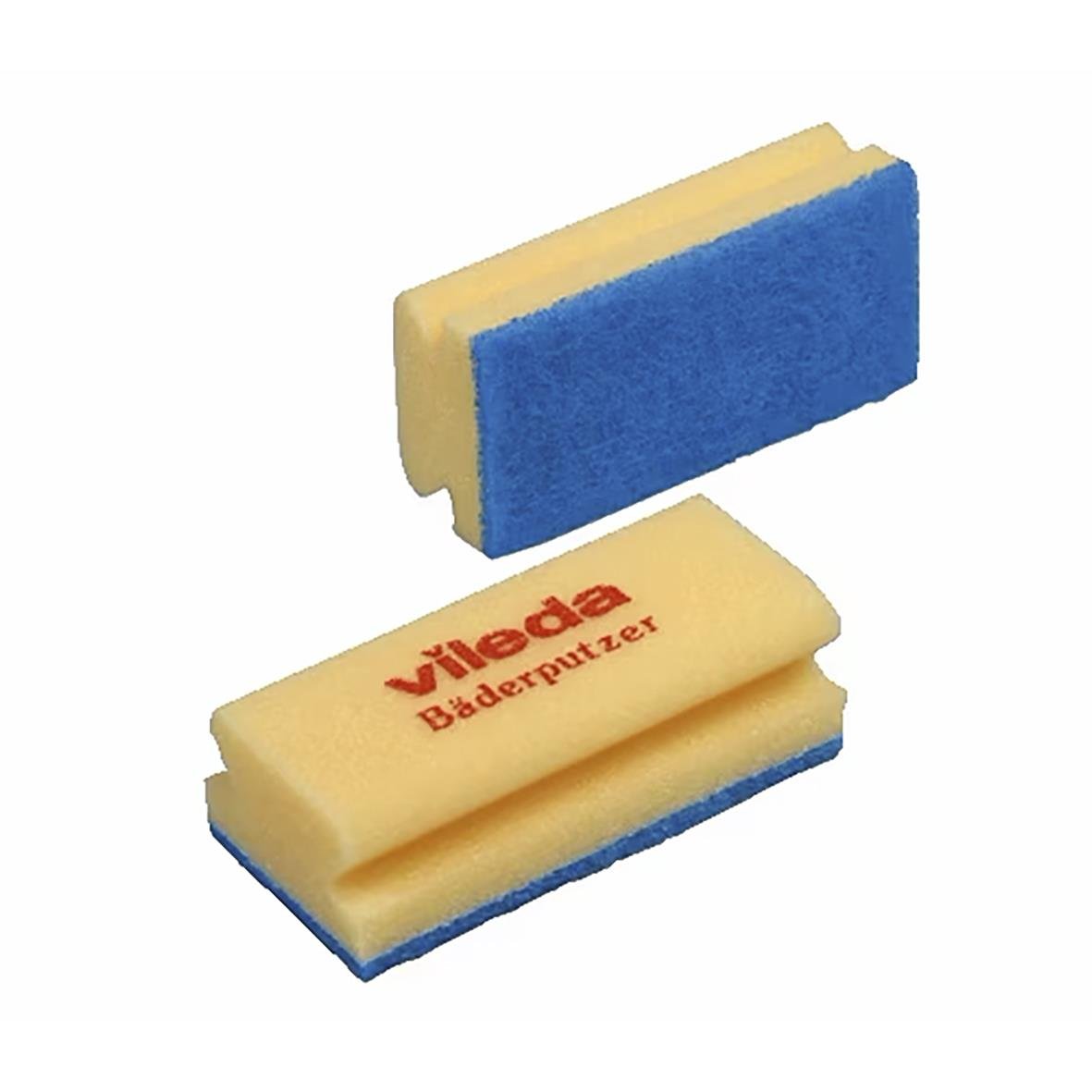 Blå rengöringssvamp Vileda Premium med grepp, 7x15cm