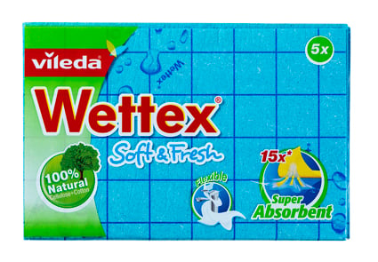 Svampduk Wettex Soft Blå 25x36cm