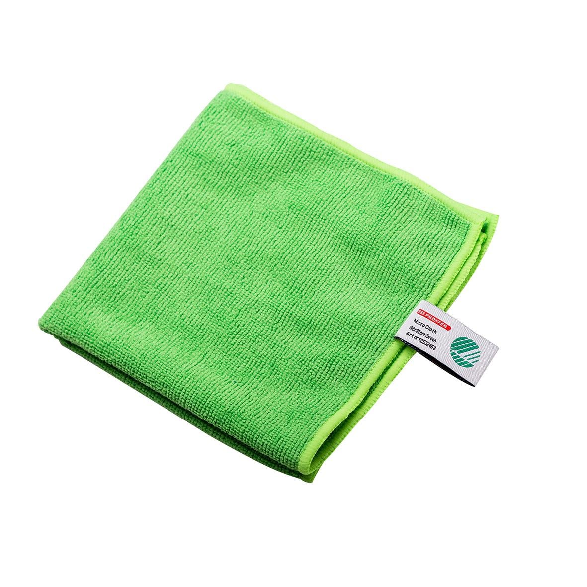 Grön mikrofiberduk Nordex Proffer 32x32cm