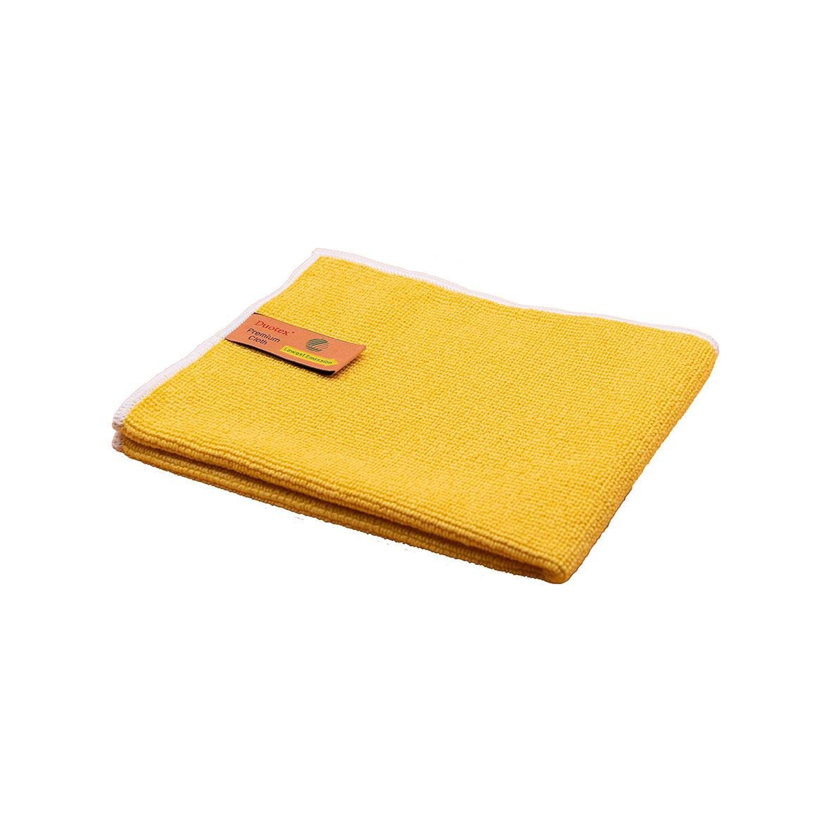 Gul mikrofiberduk Duotex Premium Knitted 30x35cm