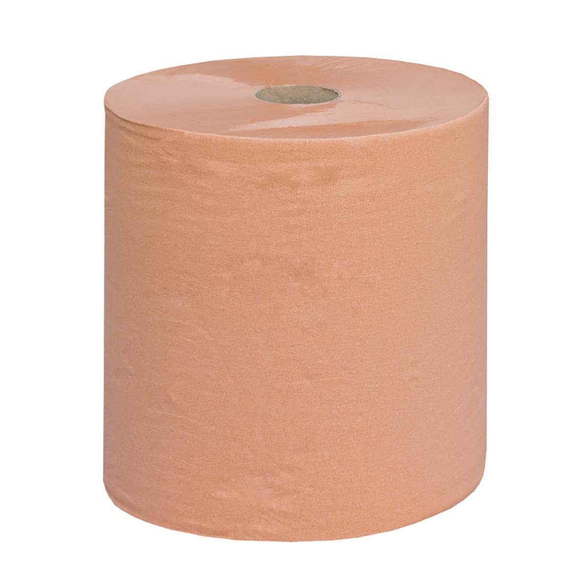 Stor brunt industrirulle med diameter 320 mm och längd 780 m